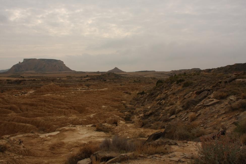 La erosión el escultor del paisaje bardenero